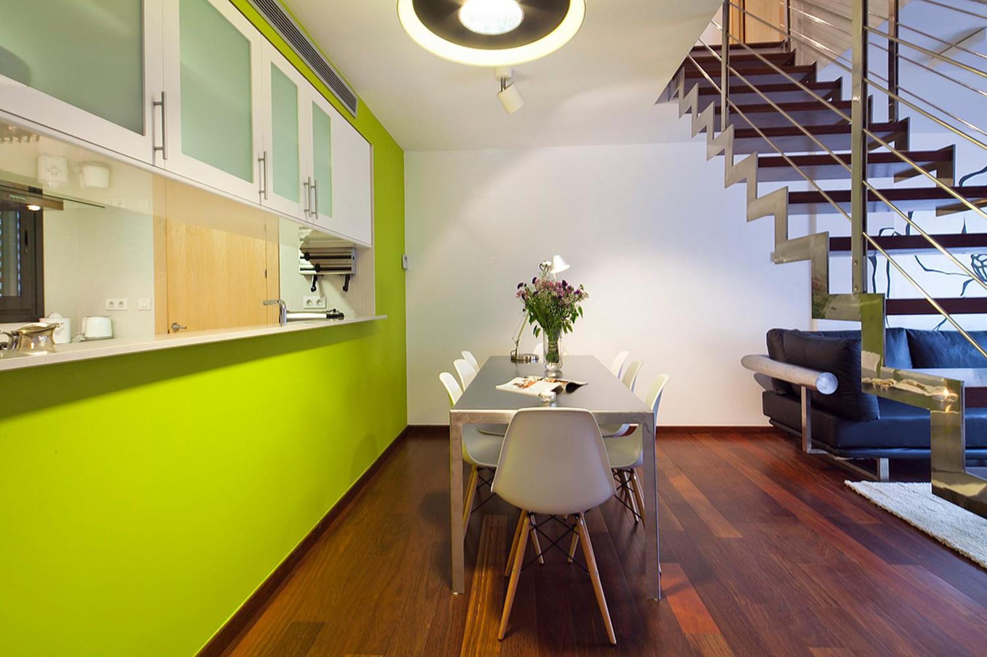 My Space Emirates - Splendid Apartment With Terrace And Pool Near Park Gueell 바르셀로나 외부 사진